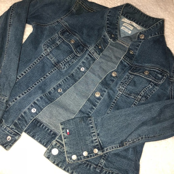vintage tommy hilfiger jean jacket - Picture 6 of 6